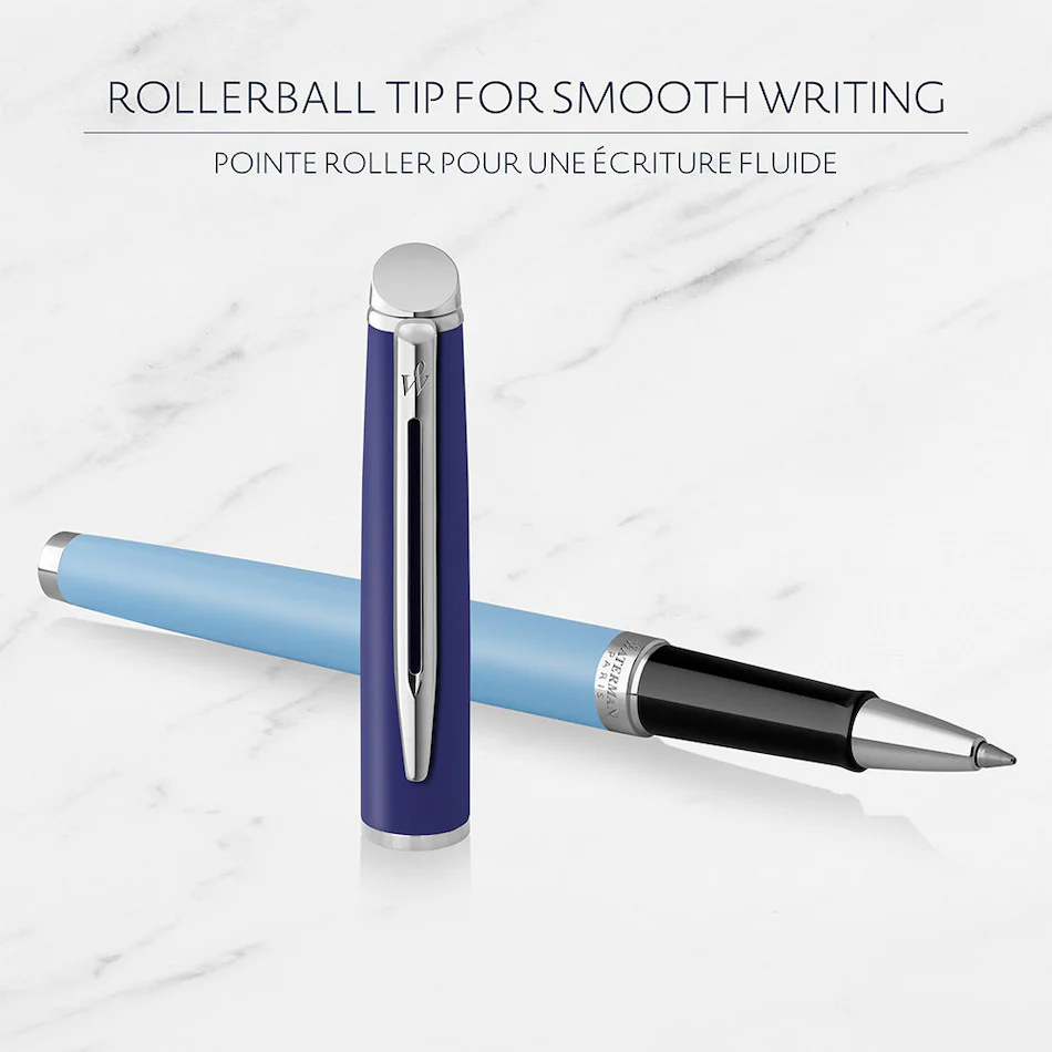 Waterman Hemisphere Rollerball Pen Blue with Palladium Trim - Image 5
