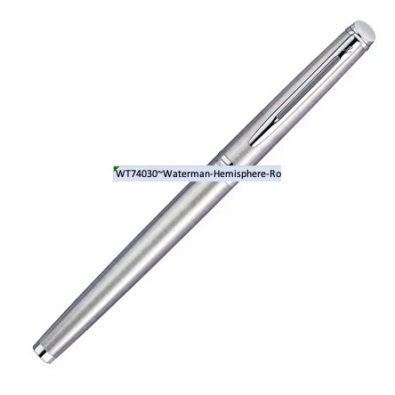 Waterman Hemisphere Rollerball Pen Stainless Steel with Chrome Trim - Image 2