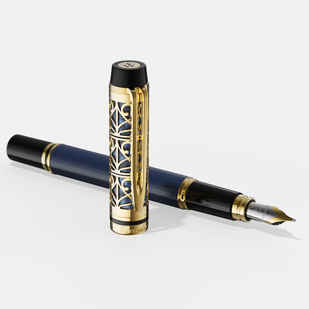 Waterman Man Bleu De Paris Limited Edition Fountain Pen - Image 12