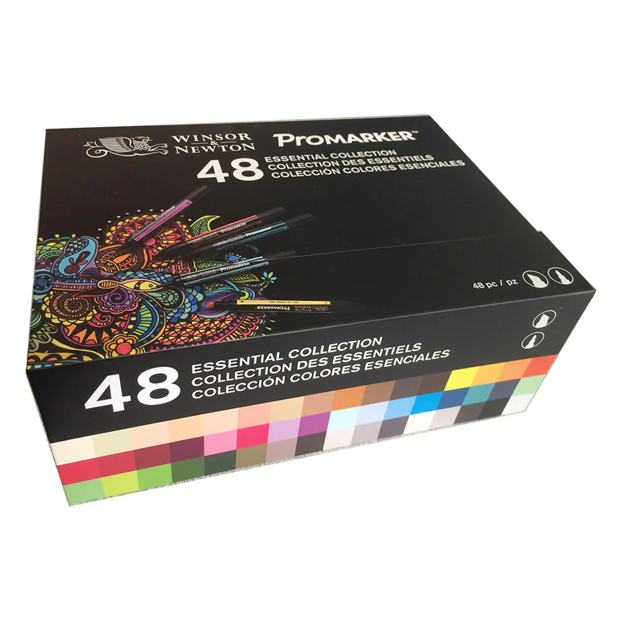 Winsor & Newton ProMarkers Set of 48 Essential Collection - Image 3