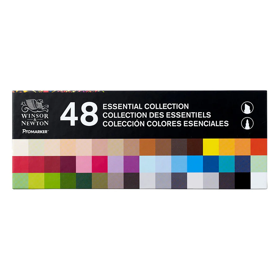 Winsor & Newton ProMarkers Set of 48 Essential Collection - Image 5