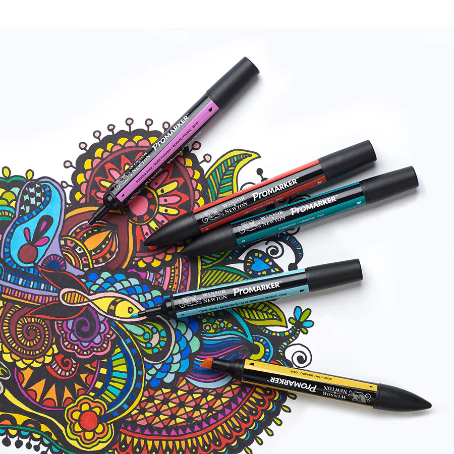 Winsor & Newton ProMarkers Set of 6 Vibrant Tones - Image 3