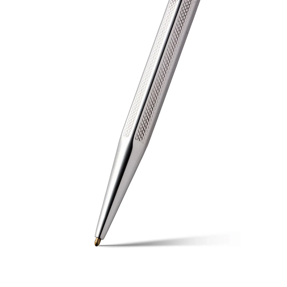 Yard O Led Diplomat Hexagonal Barley Sterling Silver Ballpoint Pen - Image 2