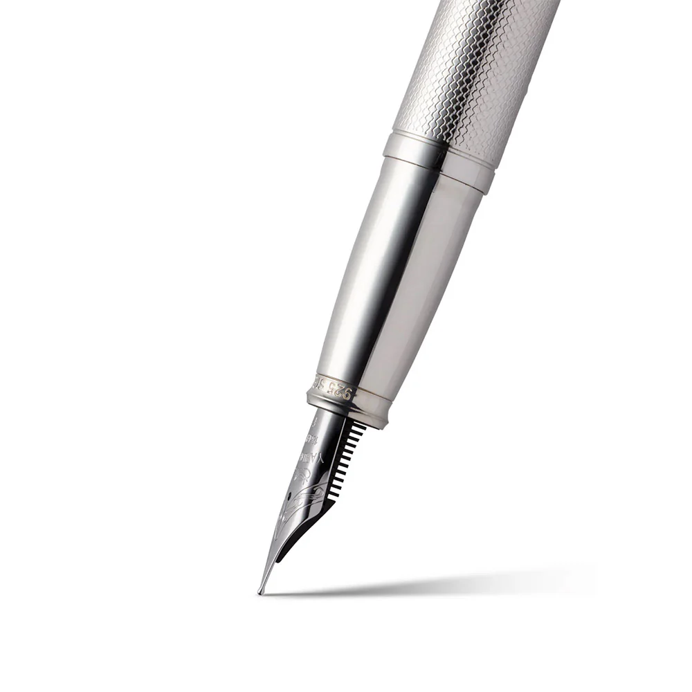 Yard O Led Viceroy Grand Barley Sterling Silver Fountain Pen - Image 2