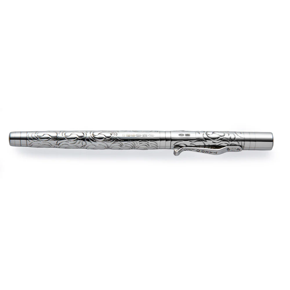 Yard O Led Viceroy Standard Victorian Sterling Silver Fountain Pen - Image 4