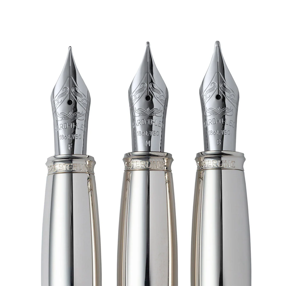 Yard O Led Viceroy Standard Victorian Sterling Silver Fountain Pen - Image 5